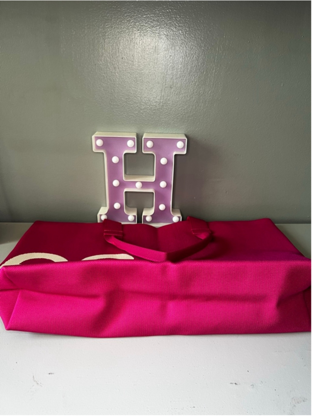 Curves Knit Tote - Raspberry - Picture 4 of 6